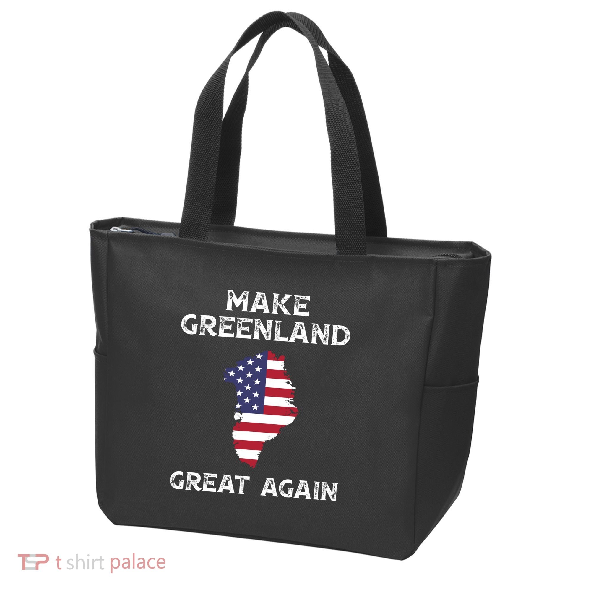 Donald Trump Greenland Make Greenland Great Again Tote Bag