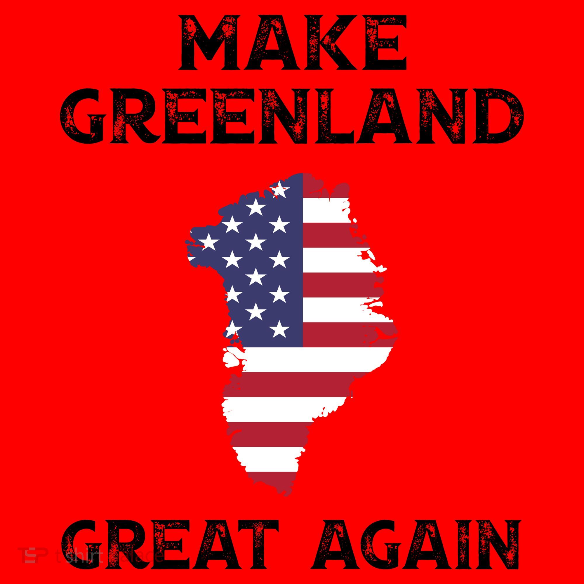 Donald Trump Greenland Make Greenland Great Again Santa Hat