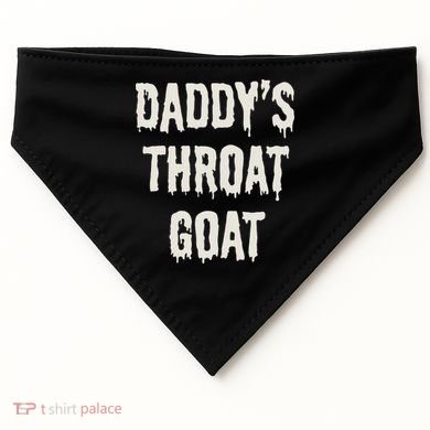 DaddyS Throat Goat USA-Made Doggie Bandana