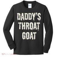 DaddyS Throat Goat Kids Long Sleeve Shirt thumb 0