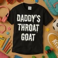 DaddyS Throat Goat Kids T-Shirt thumb 3