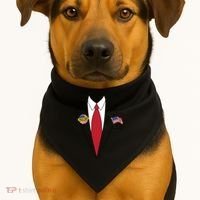 Donald Trump Halloween Costume Cute President Gift USA-Made Doggie Bandana thumb 1