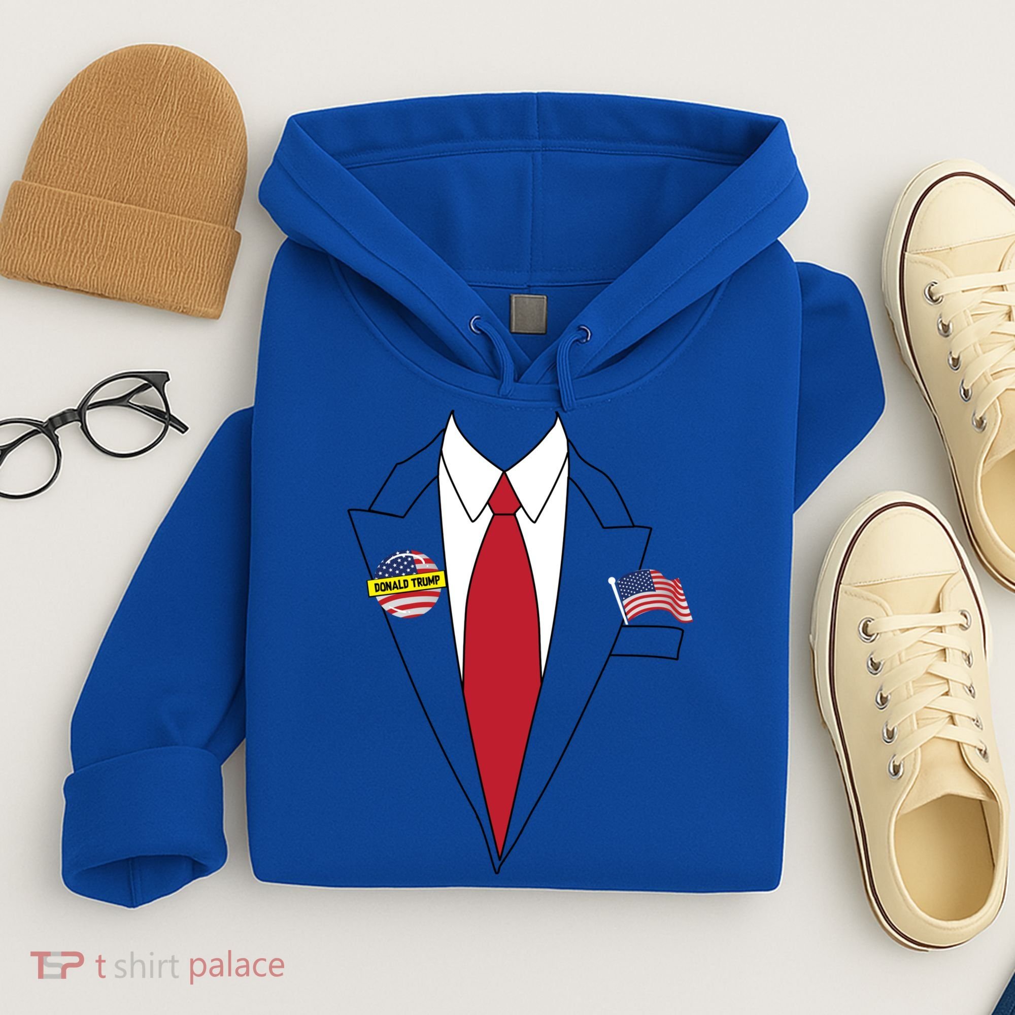Donald Trump Halloween Costume Cute President Gift Hoodie
