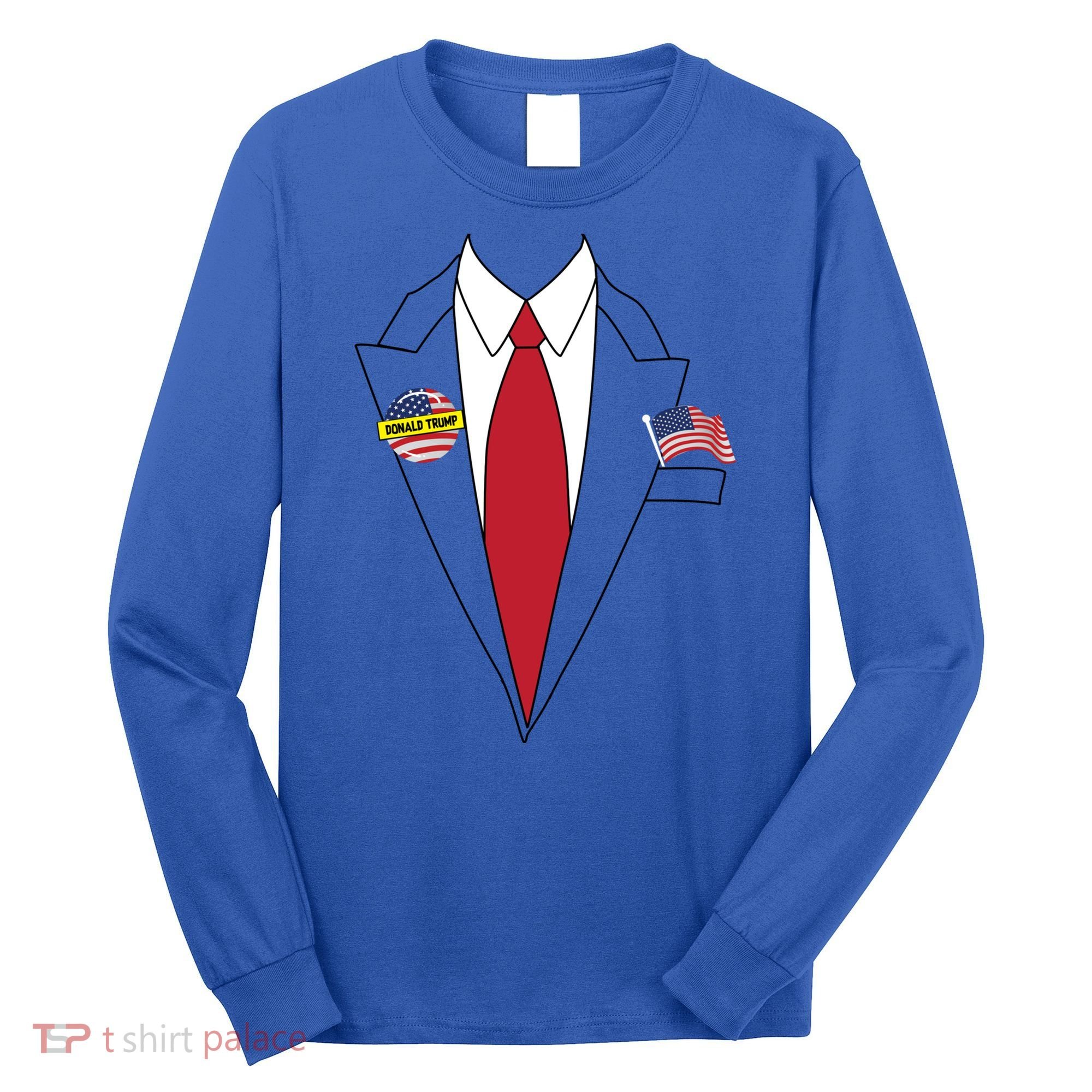 Donald Trump Halloween Costume Cute President Gift Long Sleeve Shirt
