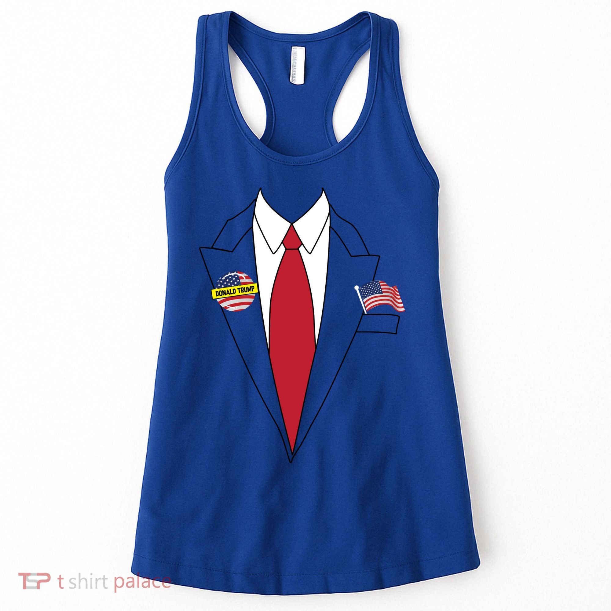 Donald Trump Halloween Costume Cute President Gift Women's Tank Top