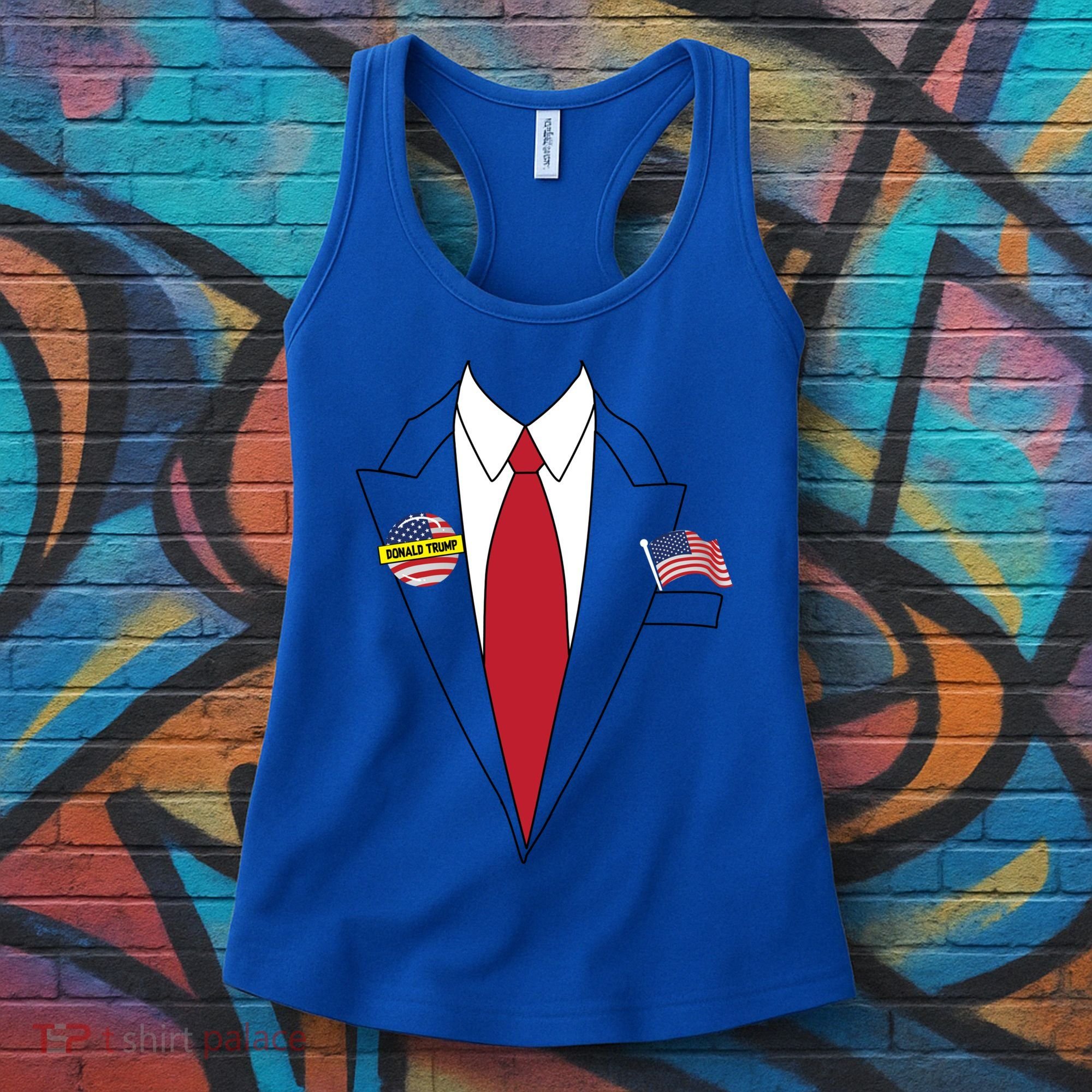 Donald Trump Halloween Costume Cute President Gift Women's Tank Top