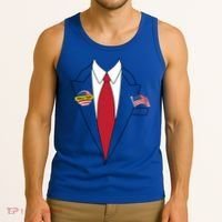 Donald Trump Halloween Costume Cute President Gift Tank Top thumb 3