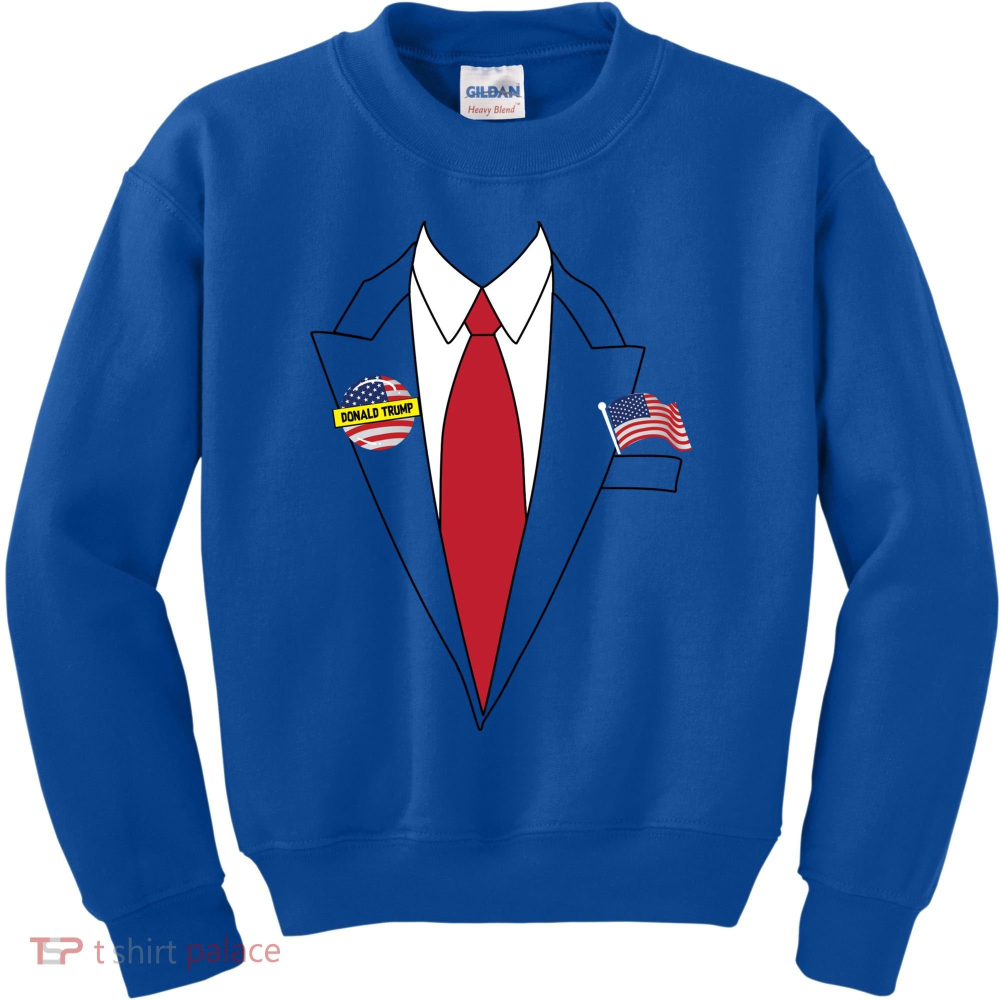 Donald Trump Halloween Costume Cute President Gift Kids Sweatshirt