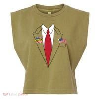 Donald Trump Halloween Costume Cute President Gift Garment-Dyed Women's Muscle Tee thumb 0