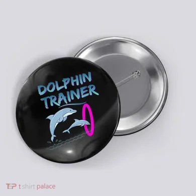 Dolphin Trainer Halloween Costume Swea Button