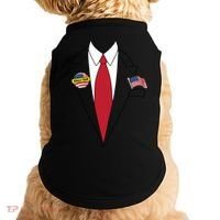 Donald Trump Halloween Costume Cute President Gift Doggie Tank thumb 0