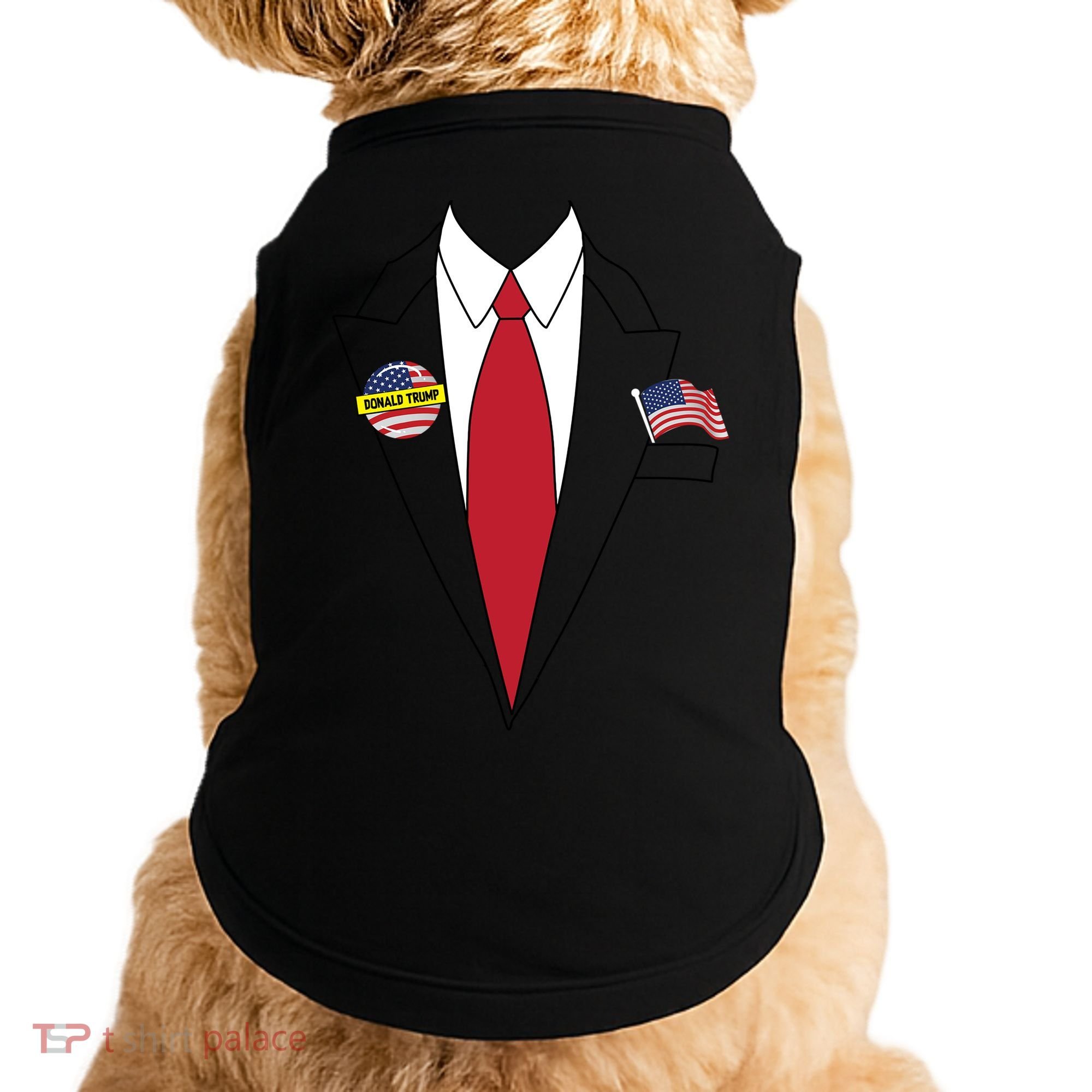Donald Trump Halloween Costume Cute President Gift Doggie Tank