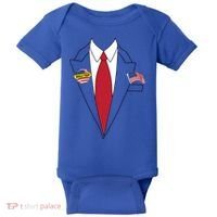 Donald Trump Halloween Costume Cute President Gift Baby Bodysuit thumb 0