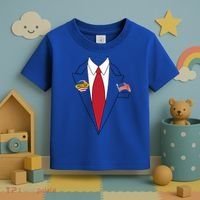 Donald Trump Halloween Costume Cute President Gift Toddler T-Shirt thumb 3