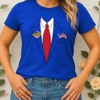 Donald Trump Halloween Costume Cute President Gift Women's T-Shirt thumb 2