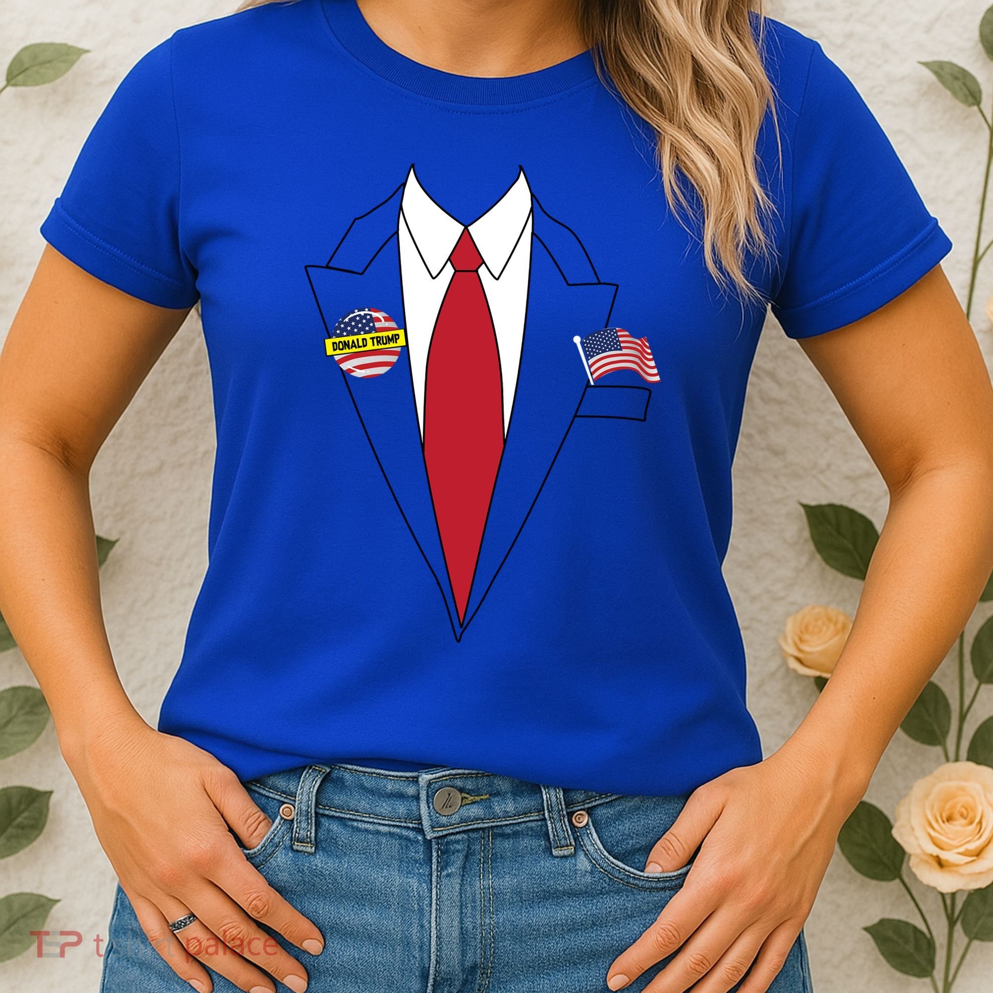 Donald Trump Halloween Costume Cute President Gift Women's T-Shirt