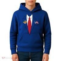 Donald Trump Halloween Costume Cute President Gift Kids Hoodie thumb 4