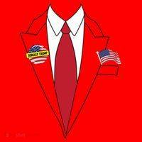 Donald Trump Halloween Costume Cute President Gift Santa Hat thumb 1