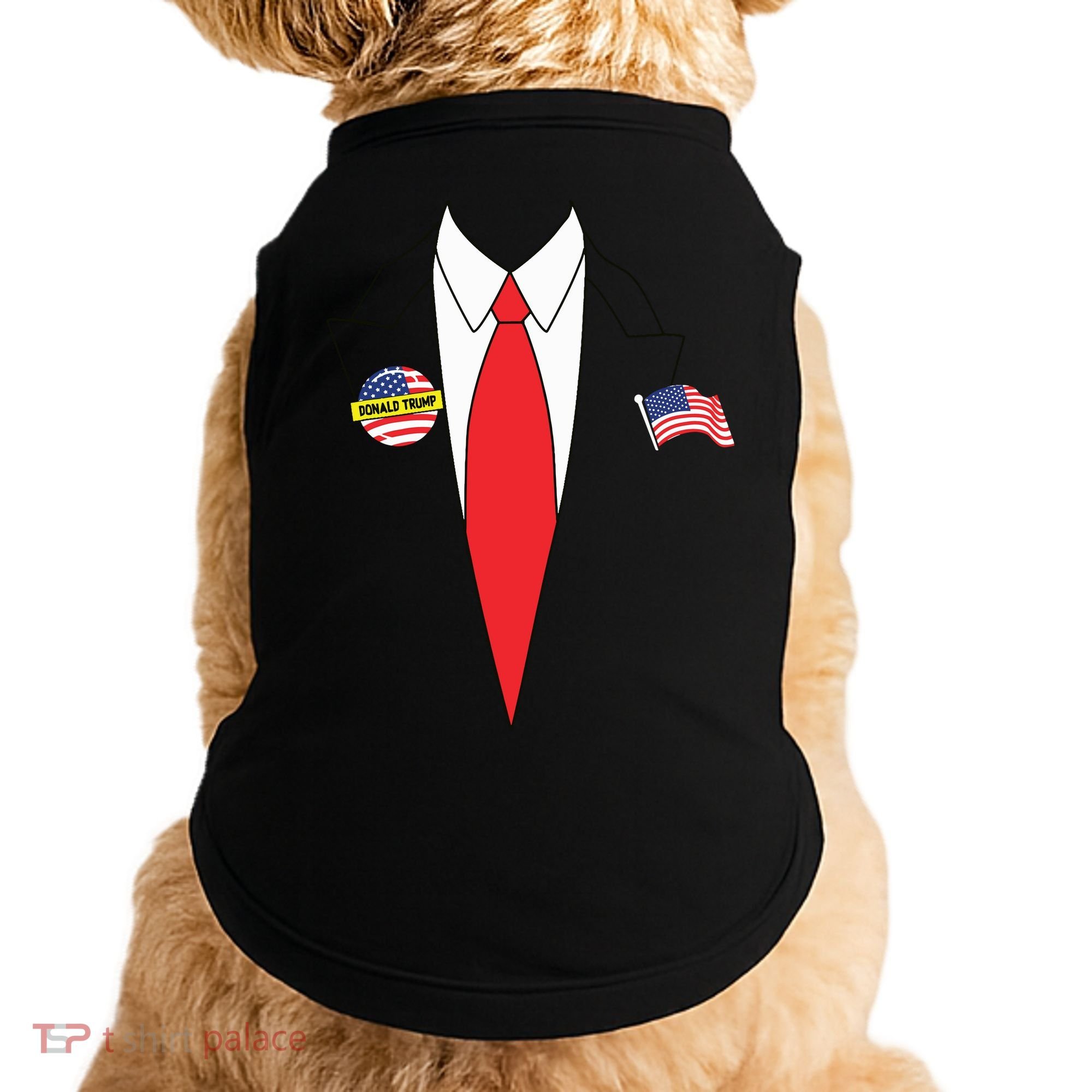 Donald Trump Halloween Costume Cute President Gift Doggie Tank