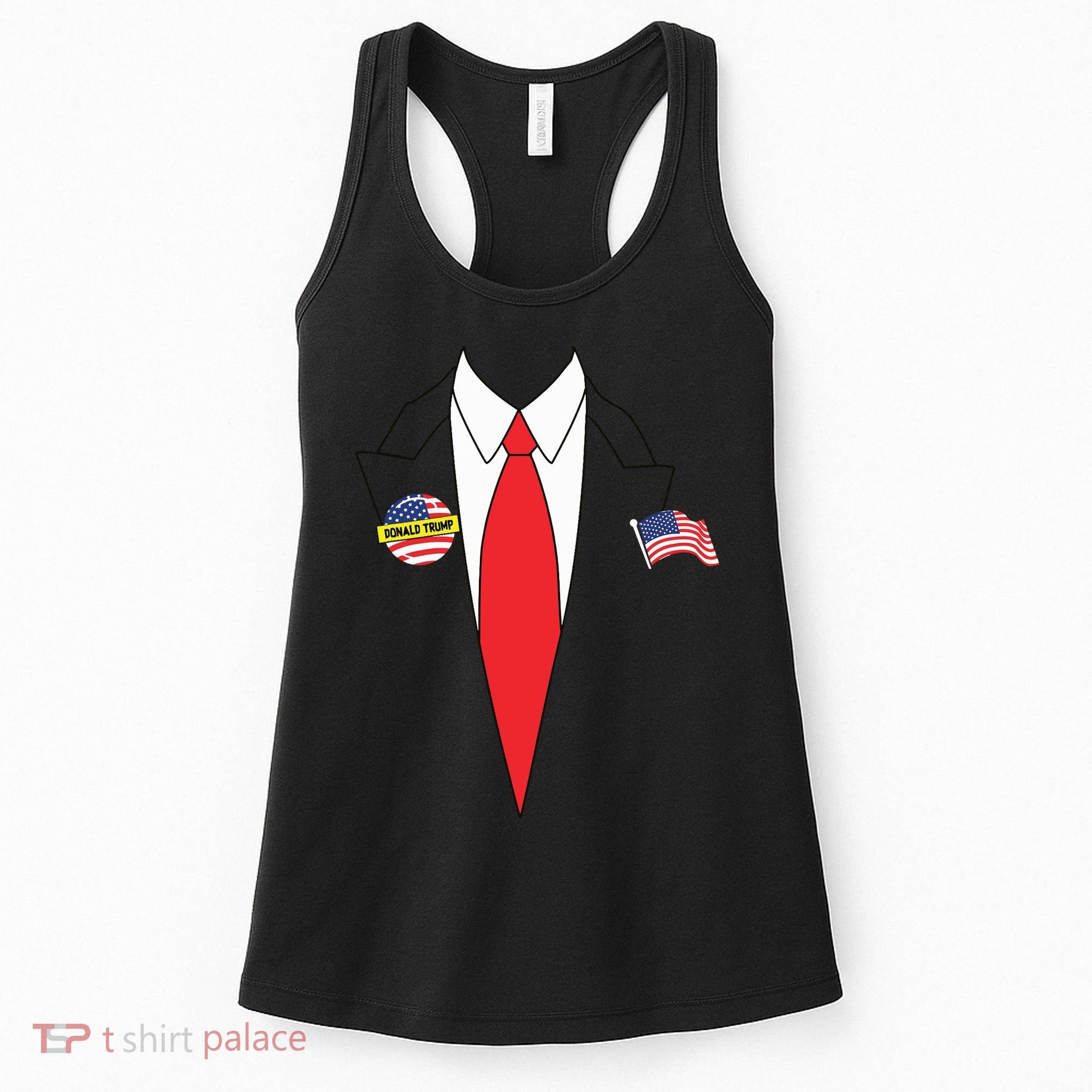 Donald Trump Halloween Costume Cute President Gift Women's Tank Top