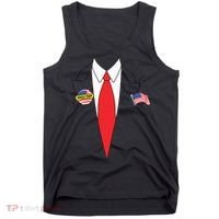 Donald Trump Halloween Costume Cute President Gift Tank Top thumb 0