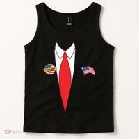 Donald Trump Halloween Costume Cute President Gift Tank Top thumb 2