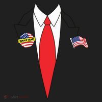 Donald Trump Halloween Costume Cute President Gift Golf Towel thumb 3