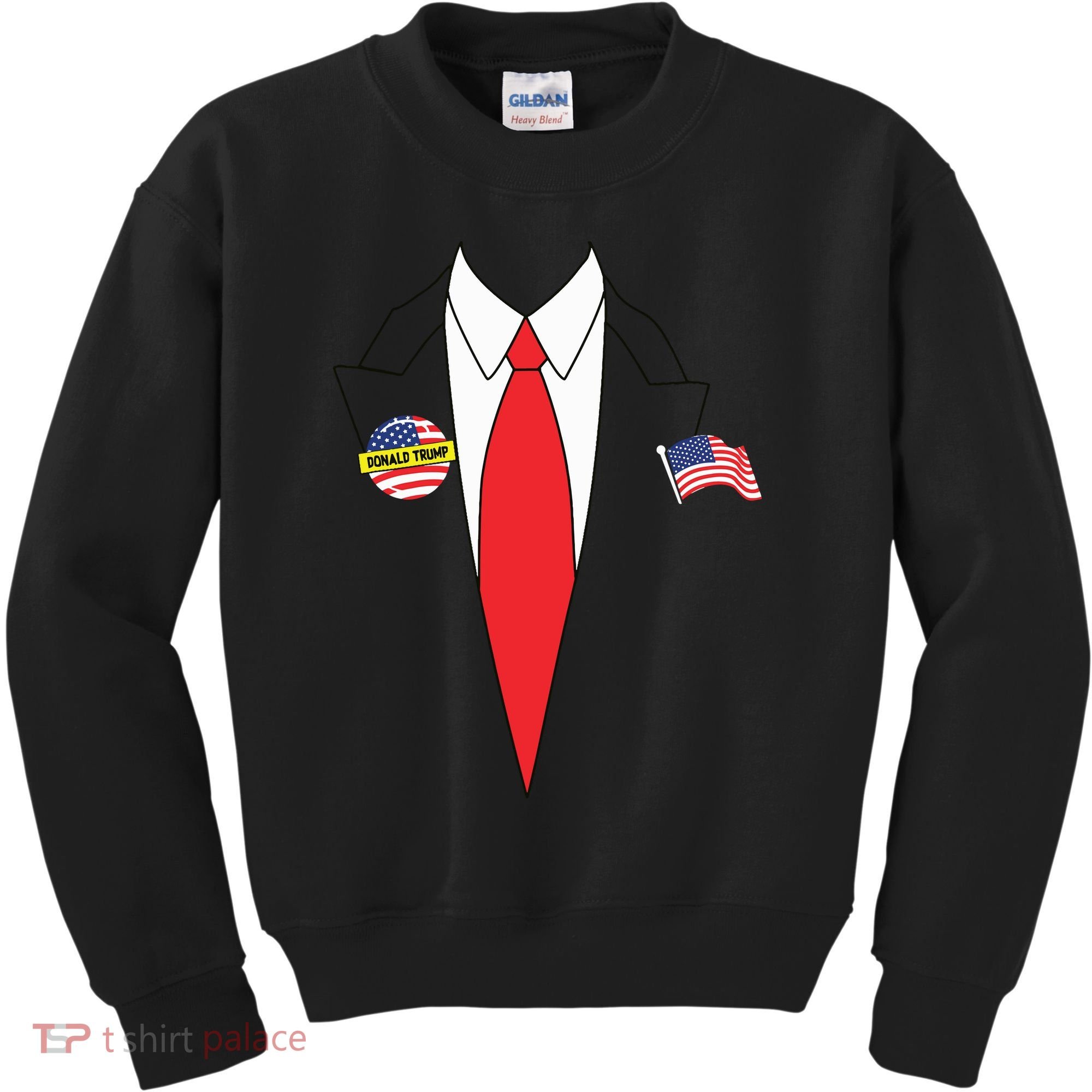 Donald Trump Halloween Costume Cute President Gift Kids Sweatshirt