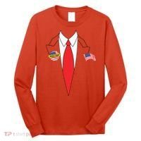 Donald Trump Halloween Costume Cute President Gift Long Sleeve Shirt thumb 0