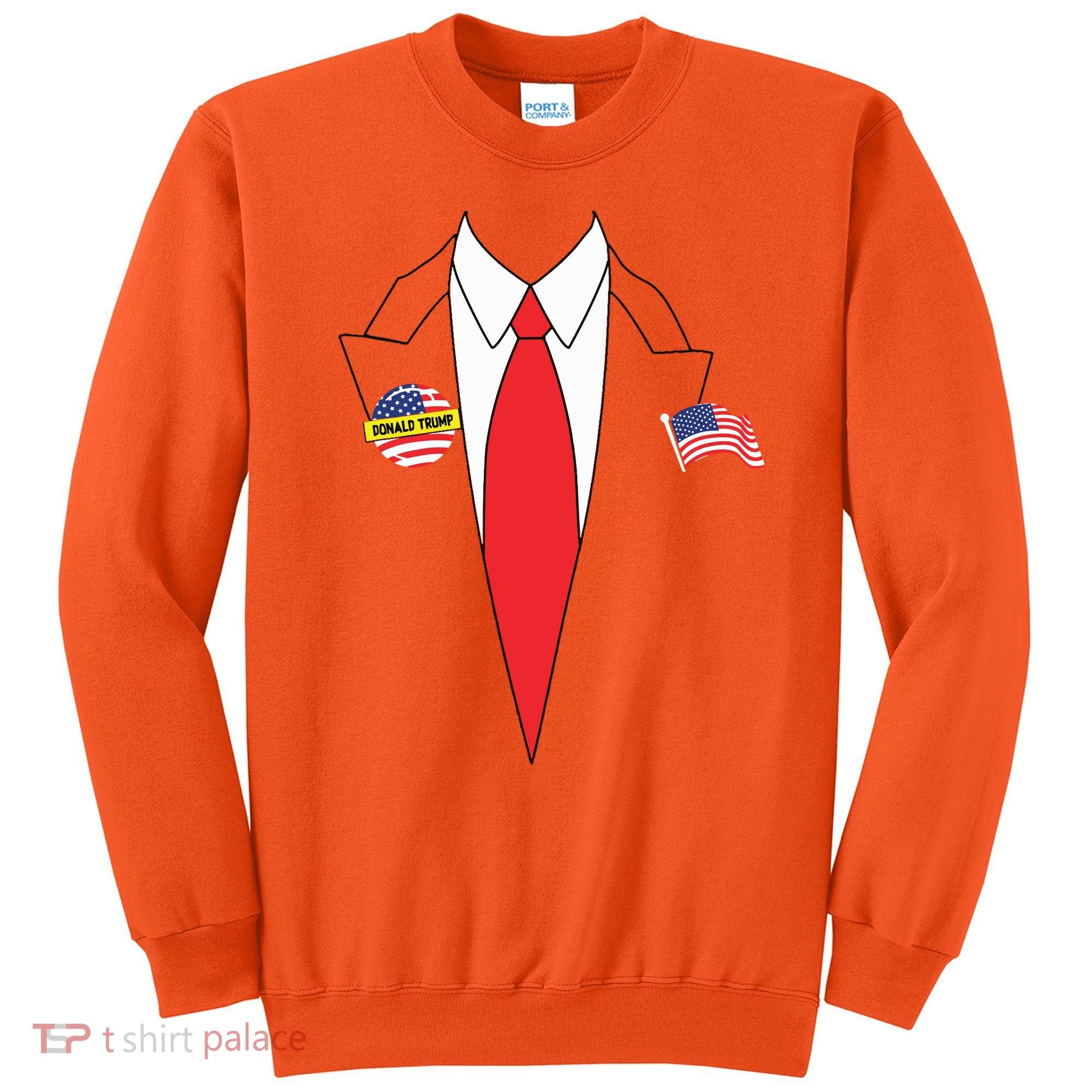 Donald Trump Halloween Costume Cute President Gift Sweatshirt