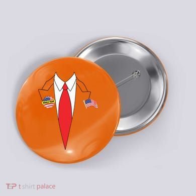 Donald Trump Halloween Costume Cute President Gift Button