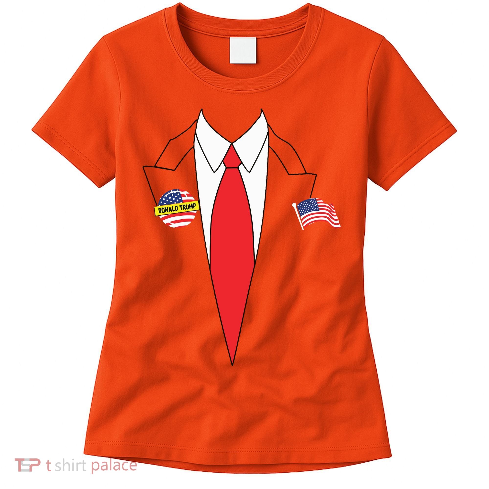 Donald Trump Halloween Costume Cute President Gift Women's T-Shirt