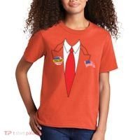 Donald Trump Halloween Costume Cute President Gift Kids T-Shirt thumb 2