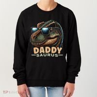 Daddysaurus The Heartwarming Majesty Of Real Fathers Meaningful Gift Women's Sweatshirt thumb 0