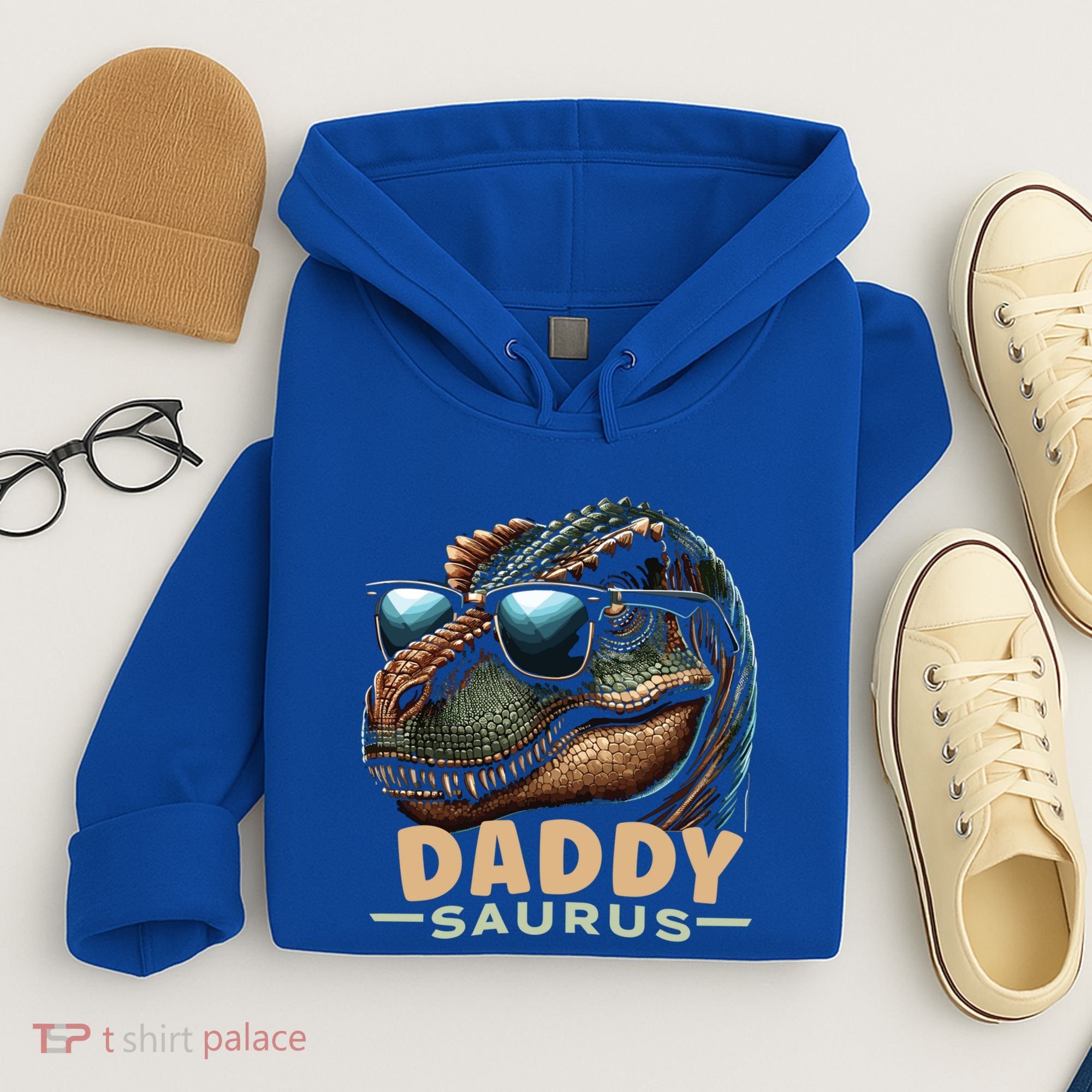Daddysaurus The Heartwarming Majesty Of Real Fathers Meaningful Gift Hoodie