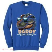 Daddysaurus The Heartwarming Majesty Of Real Fathers Meaningful Gift Sweatshirt thumb 0