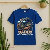 Daddysaurus The Heartwarming Majesty Of Real Fathers Meaningful Gift T-Shirt thumb 2