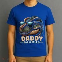 Daddysaurus The Heartwarming Majesty Of Real Fathers Meaningful Gift T-Shirt thumb 3