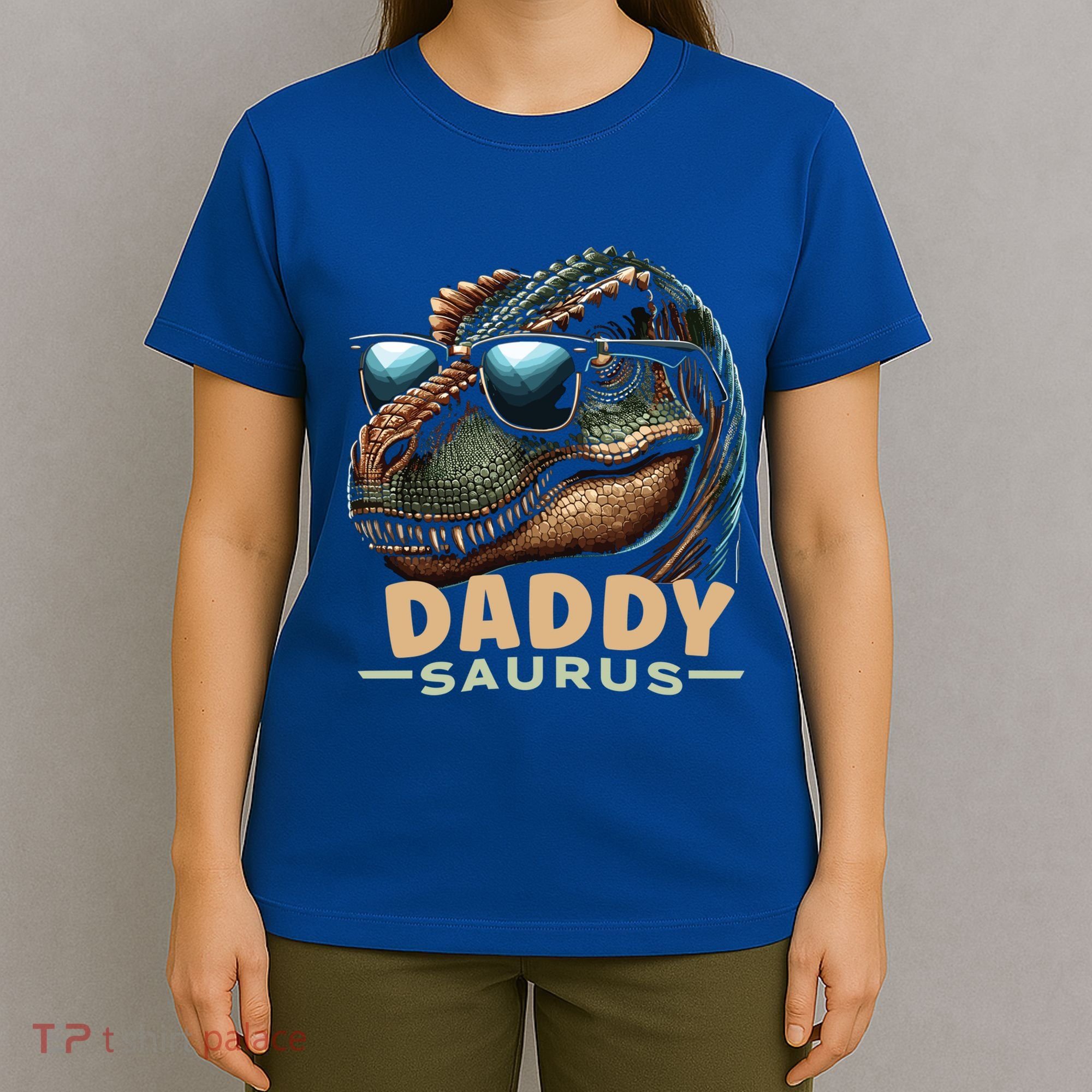Daddysaurus The Heartwarming Majesty Of Real Fathers Meaningful Gift T-Shirt