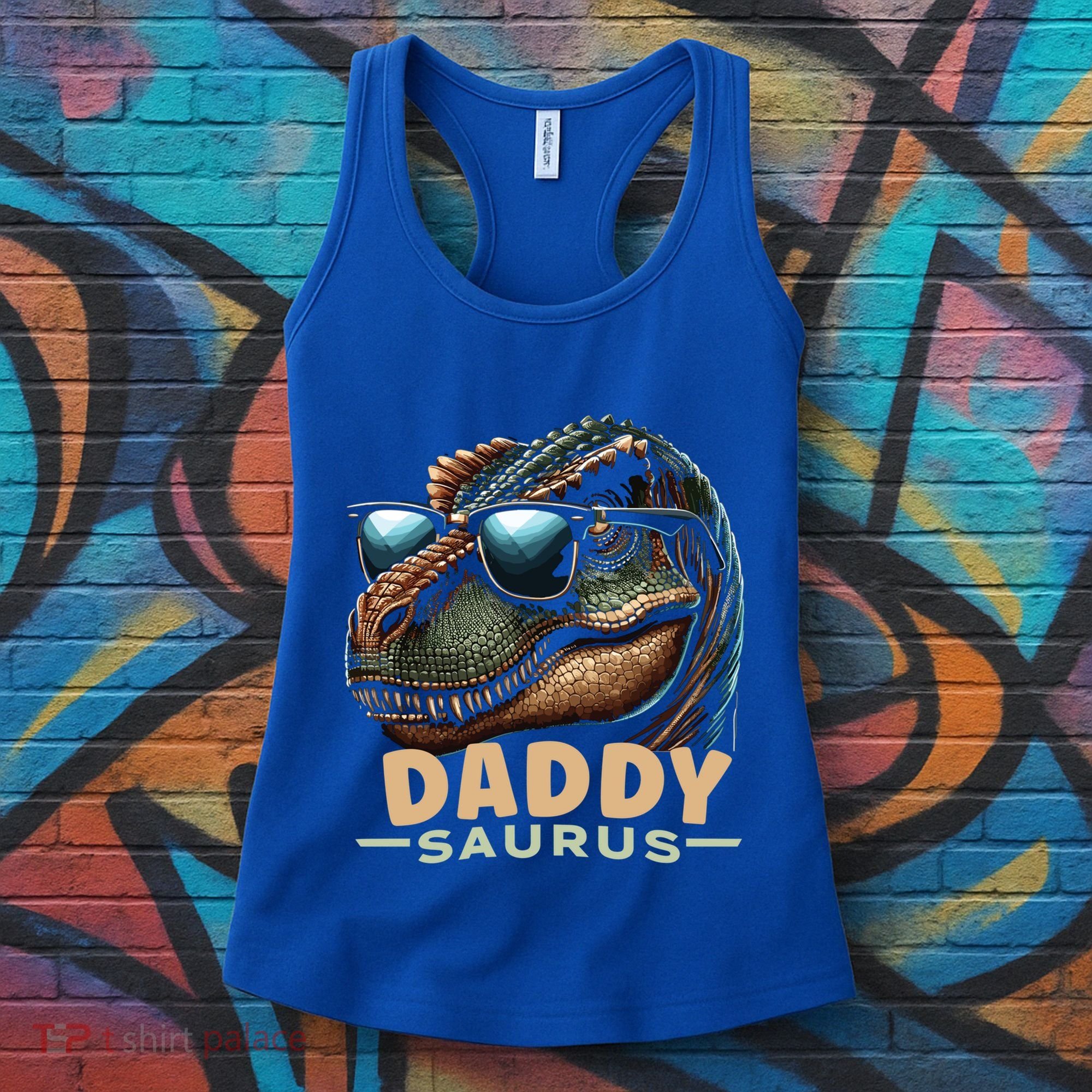 Daddysaurus The Heartwarming Majesty Of Real Fathers Meaningful Gift Women's Tank Top