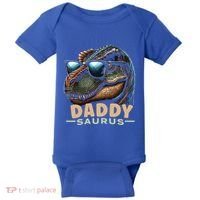 Daddysaurus The Heartwarming Majesty Of Real Fathers Meaningful Gift Baby Bodysuit thumb 0