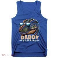 Daddysaurus The Heartwarming Majesty Of Real Fathers Meaningful Gift Tank Top thumb 0