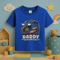 Daddysaurus The Heartwarming Majesty Of Real Fathers Meaningful Gift Toddler T-Shirt thumb 3