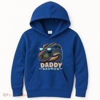 Daddysaurus The Heartwarming Majesty Of Real Fathers Meaningful Gift Kids Hoodie thumb 0