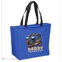 Daddysaurus The Heartwarming Majesty Of Real Fathers Meaningful Gift Tote Bag thumb 2