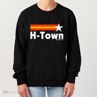 Distressed Town Houston Texas Strong Retro Houston Women's Sweatshirt thumb 0
