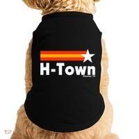 Distressed Town Houston Texas Strong Retro Houston Doggie Tank thumb 0