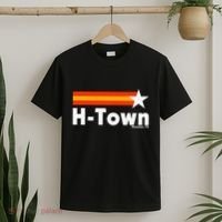 Distressed Town Houston Texas Strong Retro Houston T-Shirt thumb 2