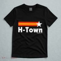 Distressed Town Houston Texas Strong Retro Houston T-Shirt thumb 5