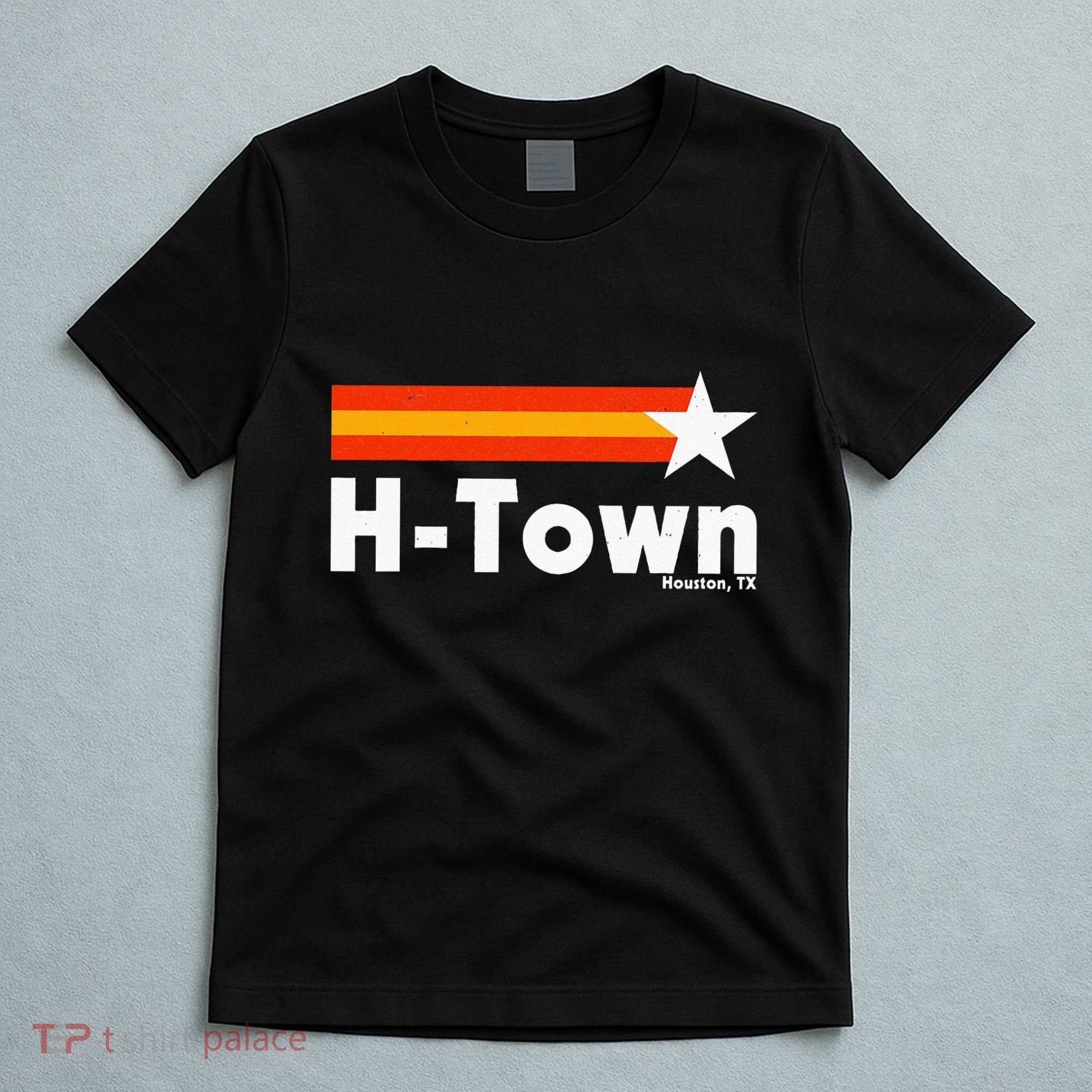 Distressed Town Houston Texas Strong Retro Houston T-Shirt
